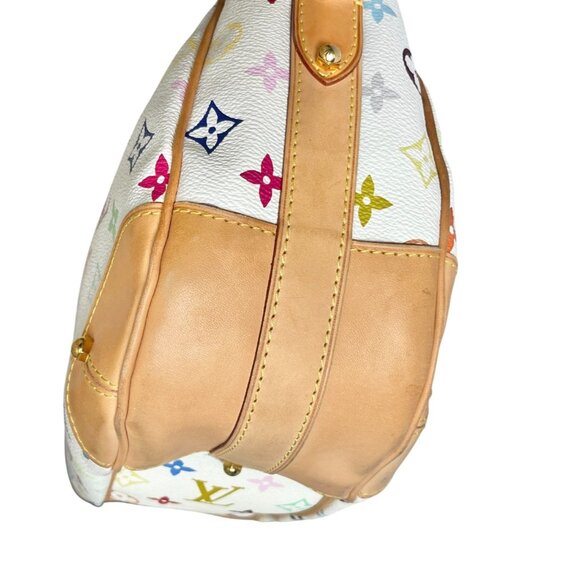 LOUIS VUITTON Greta Multicolore Hobo Shoulder Bag Murakami Monogram LV Bag - Picture 4 of 16